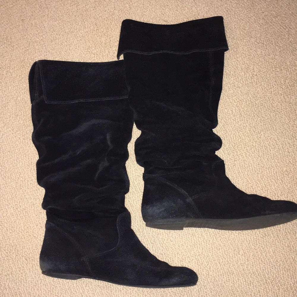 Women’s GIANNI BINI black suede boots
